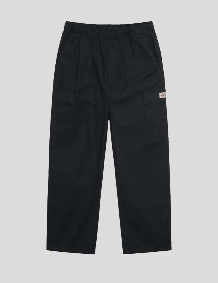 Pantalon STUSSY beach ripstop cargo pant black
